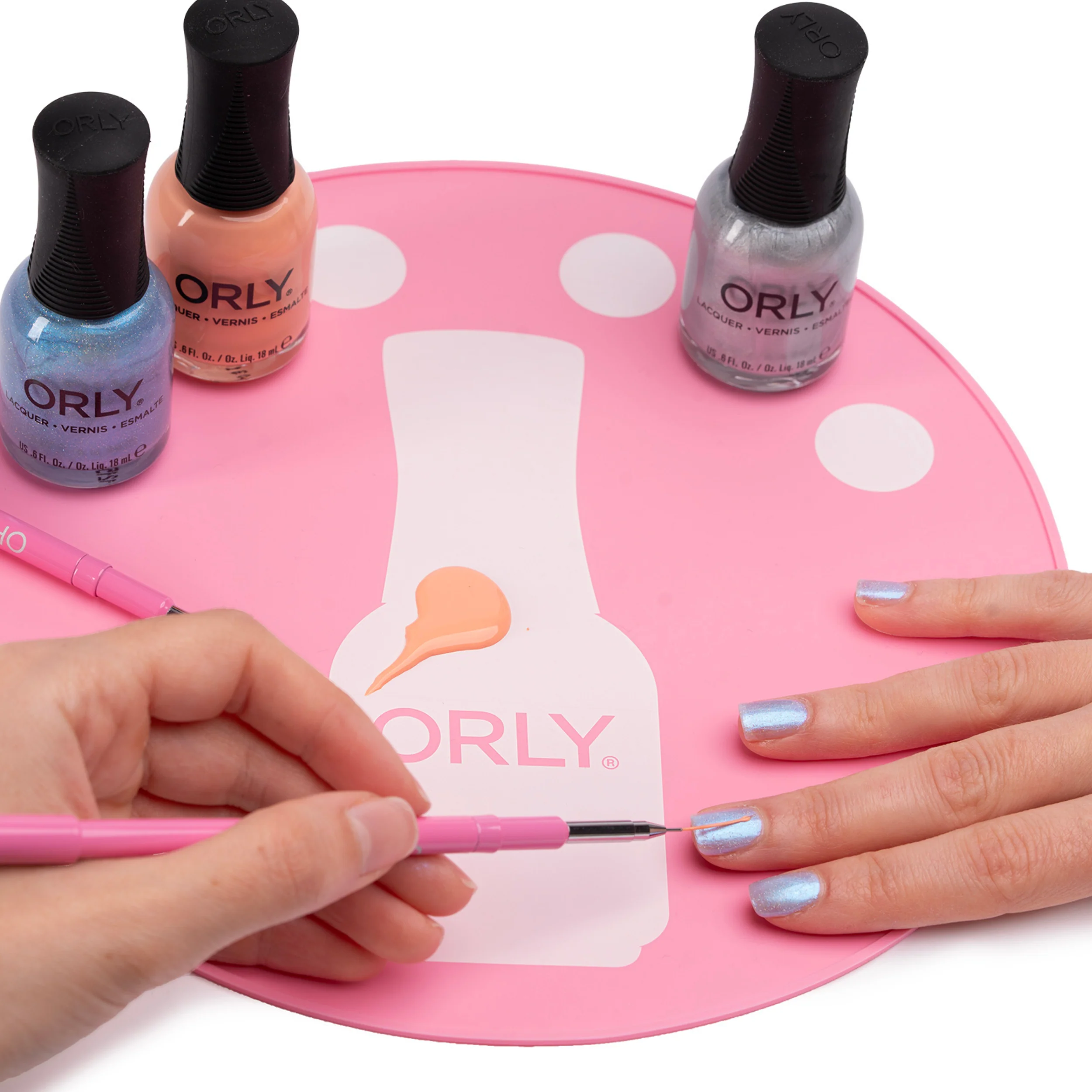 Circular Silicone Nail Art Mat - Image 3