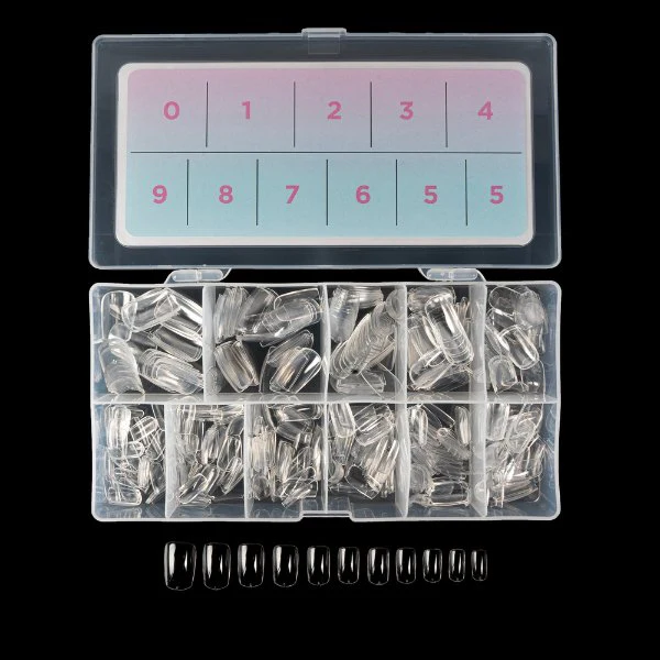 GELFX Builder Tips - Natural Square Short (550 pc) - Image 2